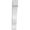 Ekena Millwork 5 1/2-in. W x 22-in. D x 34-in. H Balboa Architectural Grade PVC Knee Brace BRCP055X22X34BOA - alternate 3